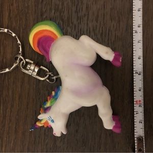 VTG Lisa Frank keychain - Markie Unicorn